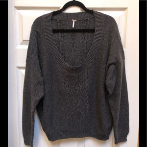 Free People Scoop Neck Sweater